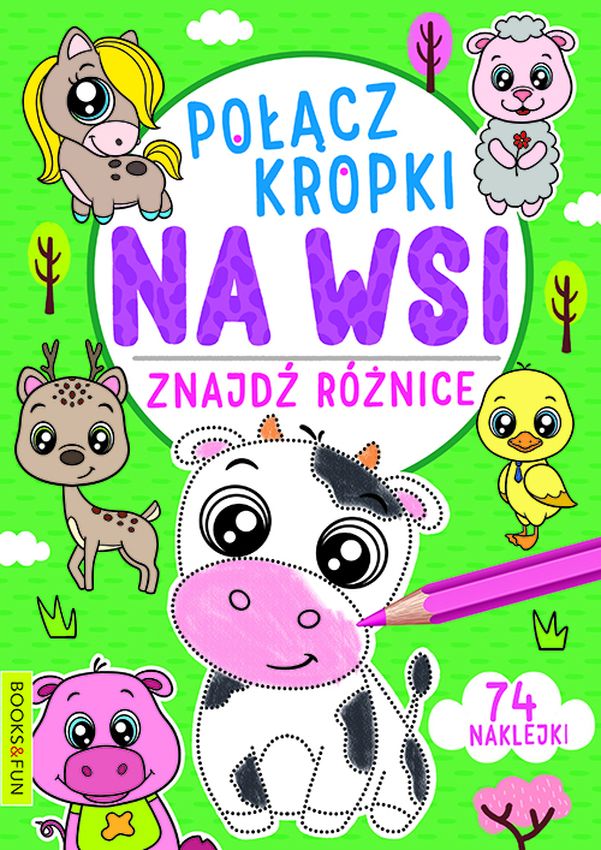 Image of Na wsi. Połącz kropki, znajdź różnicę