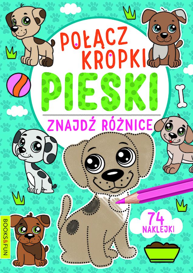 Image of Pieski. Połącz kropki, znajdź różnicę