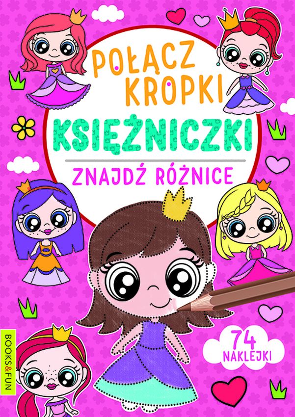 Image of Księżniczki. Połącz kropki, znajdź różnicę