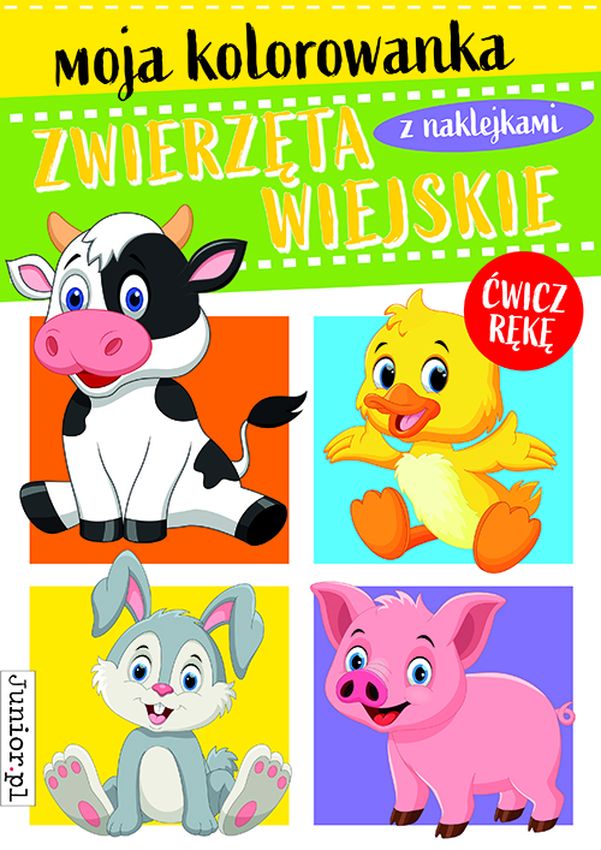 Image of Zwierzęta wiejskie. Moja kolorowanka