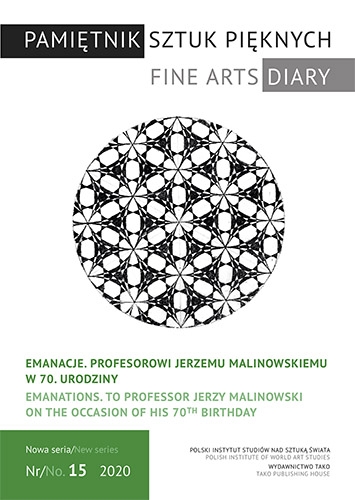 Image of Pamiętnik Sztuk Pięknych. Emanacje. Profesorowi Jerzemu Malinowskiemu w 70. urodziny