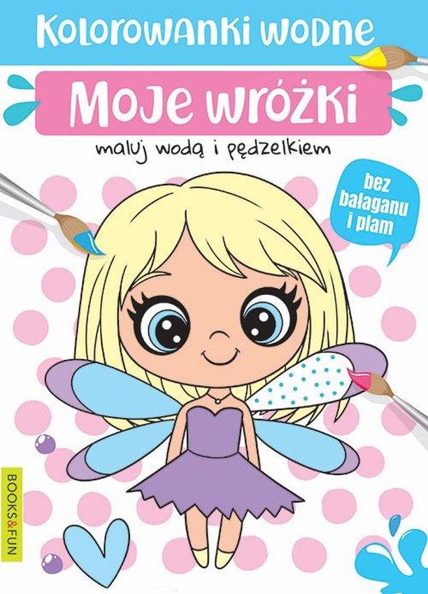 Image of Moje wróżki. Kolorowanki wodne
