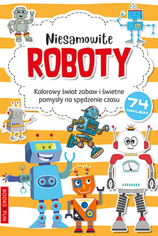 Image of Niesamowite roboty. Kolorowanka