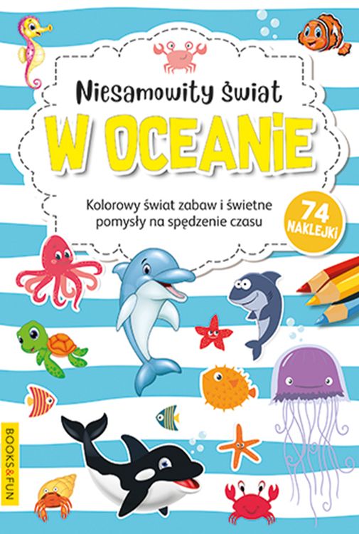 Image of Niesamowity świat w oceanie. Kolorowanka