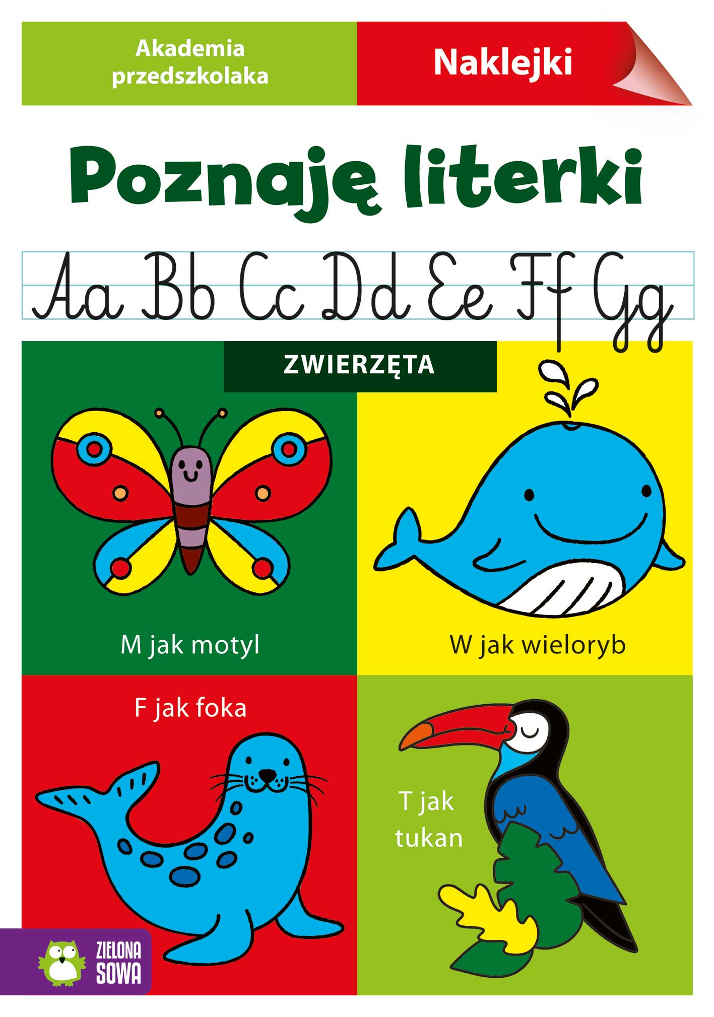 Image of Zwierzęta. Poznaję literki. Akademia przedszkolaka