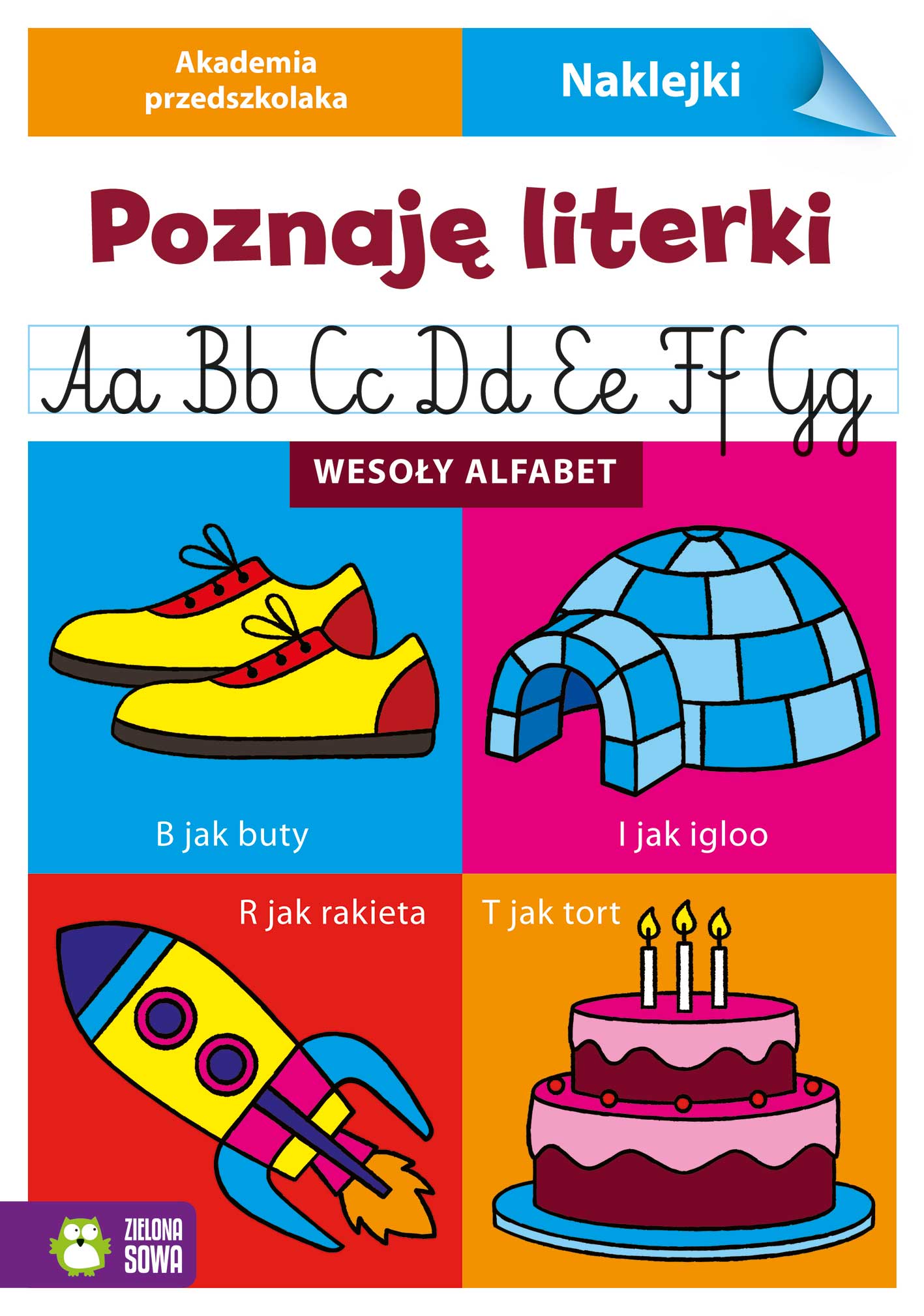 Image of Wesoły alfabet. Poznaję literki. Akademia przedszkolaka