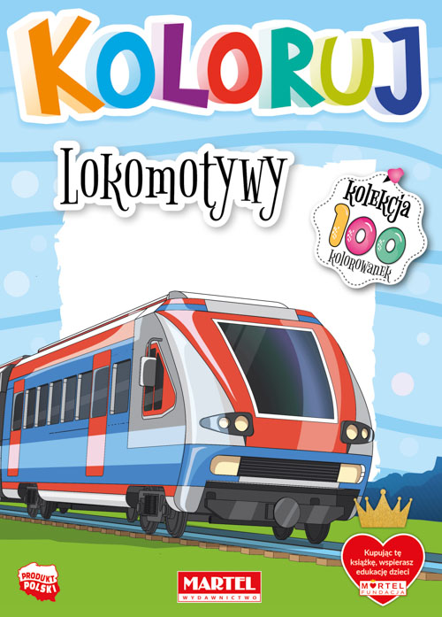 Image of Lokomotywy. Koloruj