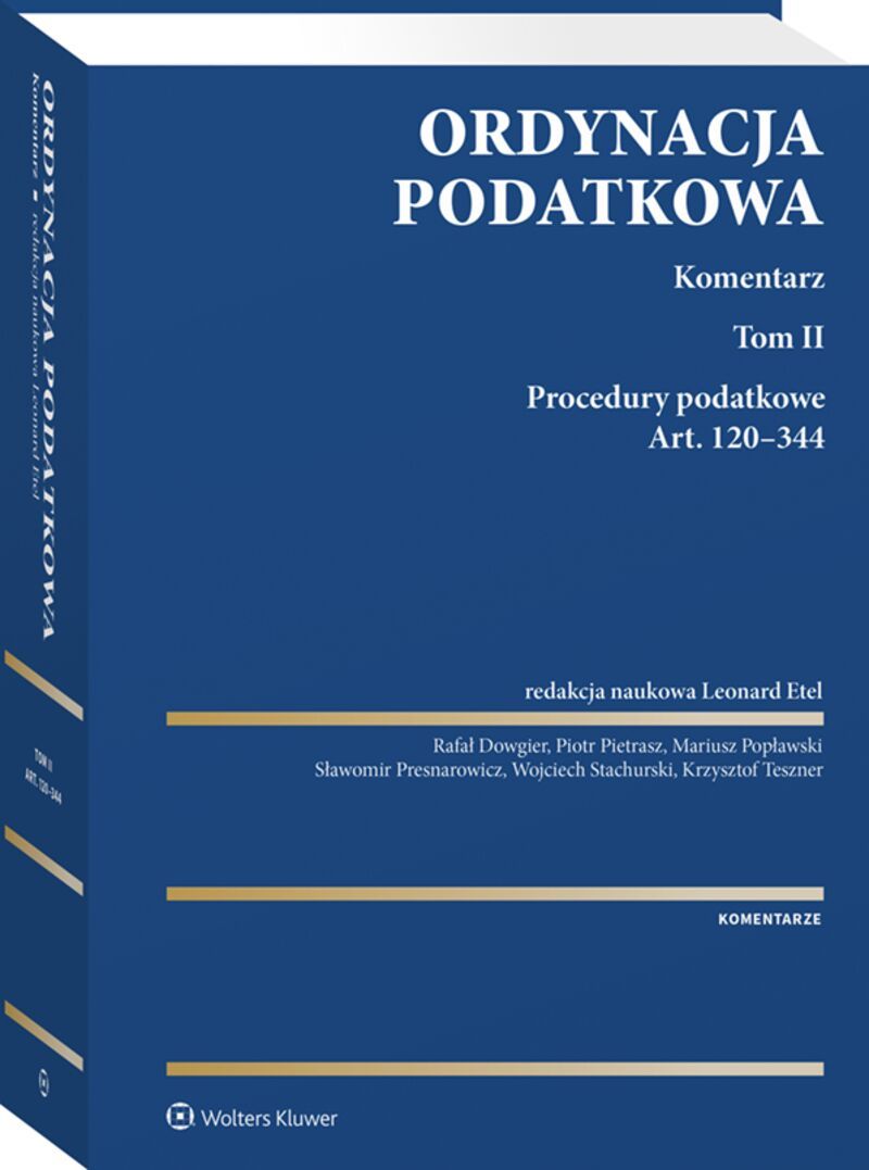 Image of Ordynacja podatkowa. Komentarz. Tom 2