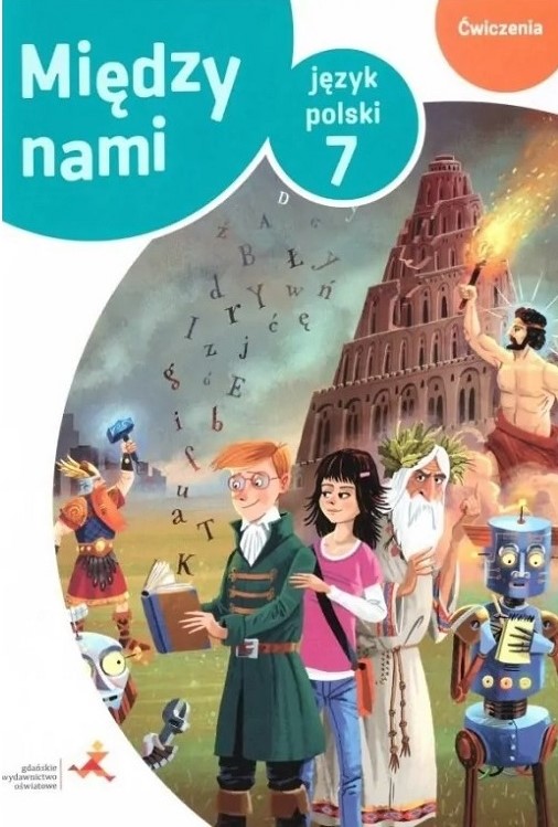 Image of Język polski ćwiczenia dla klasy 7 między nami szkoła podstawowa