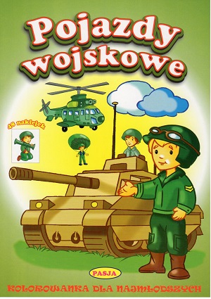Image of Pojazdy wojskowe kolorowanki dla najmłodszych