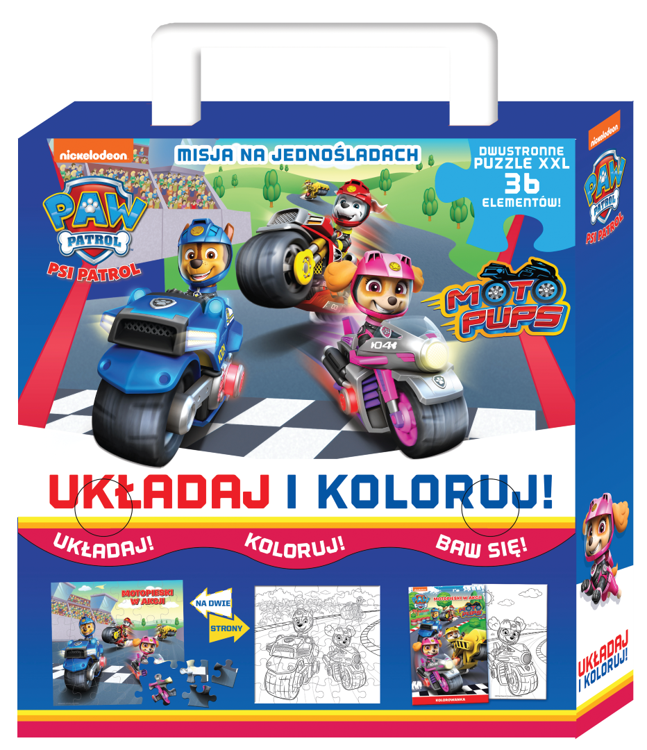 Image of Psi Patrol. Układaj i koloruj