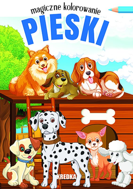 Image of Pieski. Magiczne kolorowanie