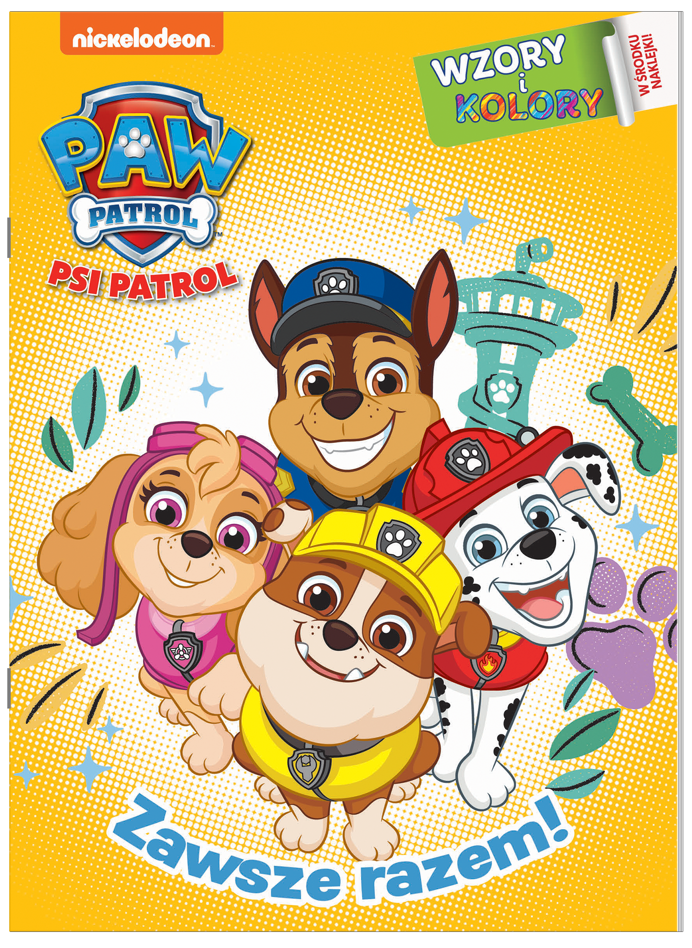Image of Zawsze razem! Psi Patrol. Wzory i Kolory