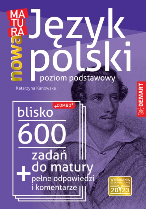 Image of Język polski poziom podstawowy. 600 zadań do matury. Nowa matura