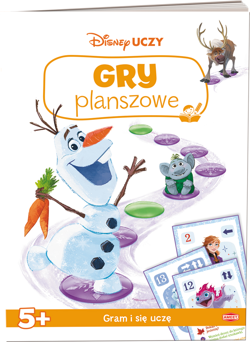 Image of Disney uczy Kraina Lodu Gry planszowe UBG-9301