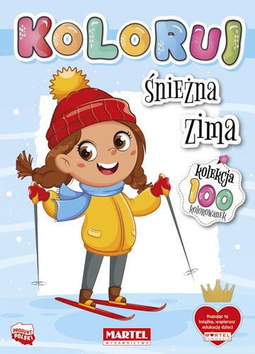 Image of Śnieżna zima. Koloruj