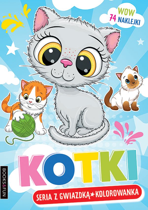 Image of Kotki. Kolorowanka