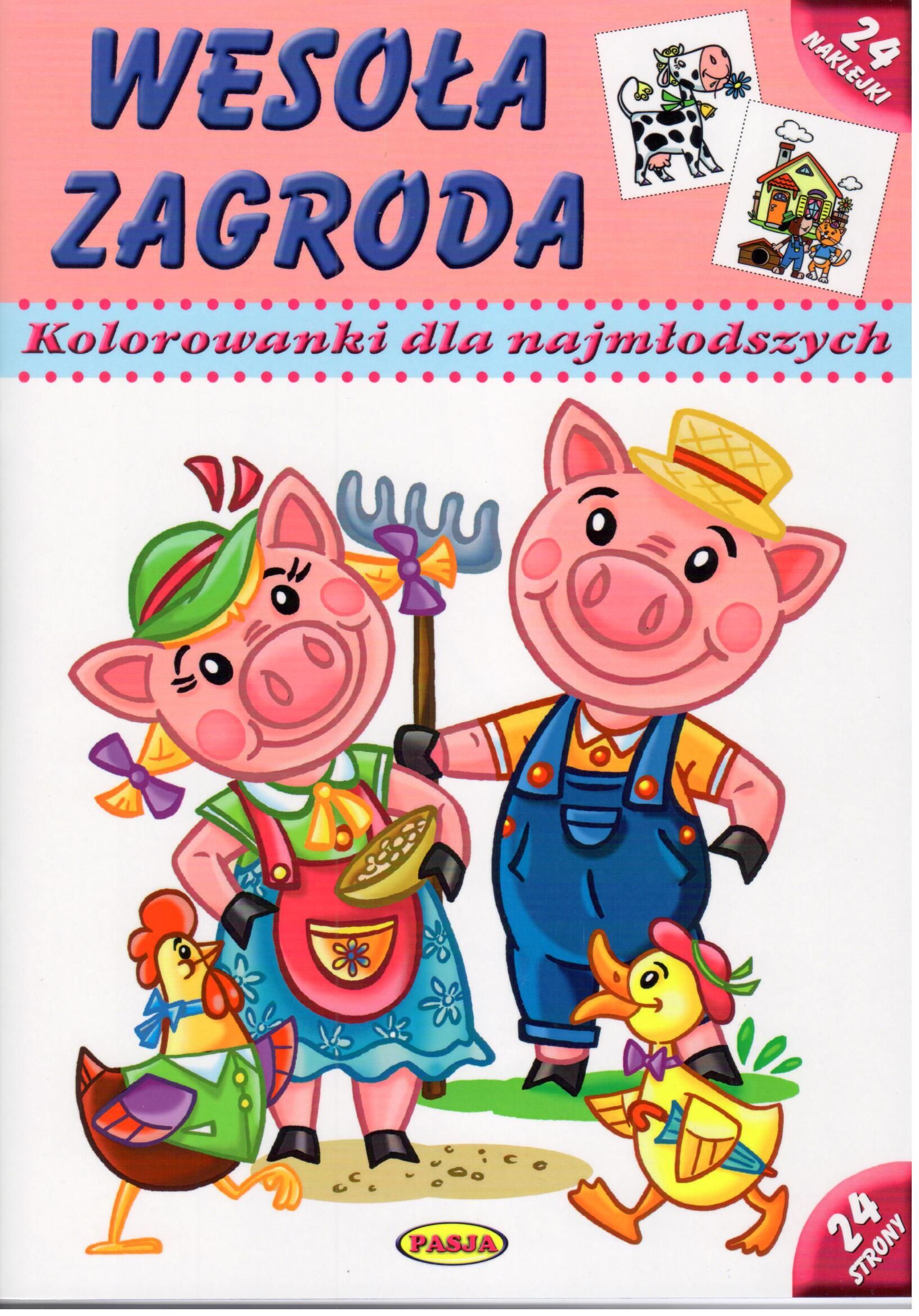 Image of Wesoła zagroda kolorowanki dla najmłodszych wyd. 2