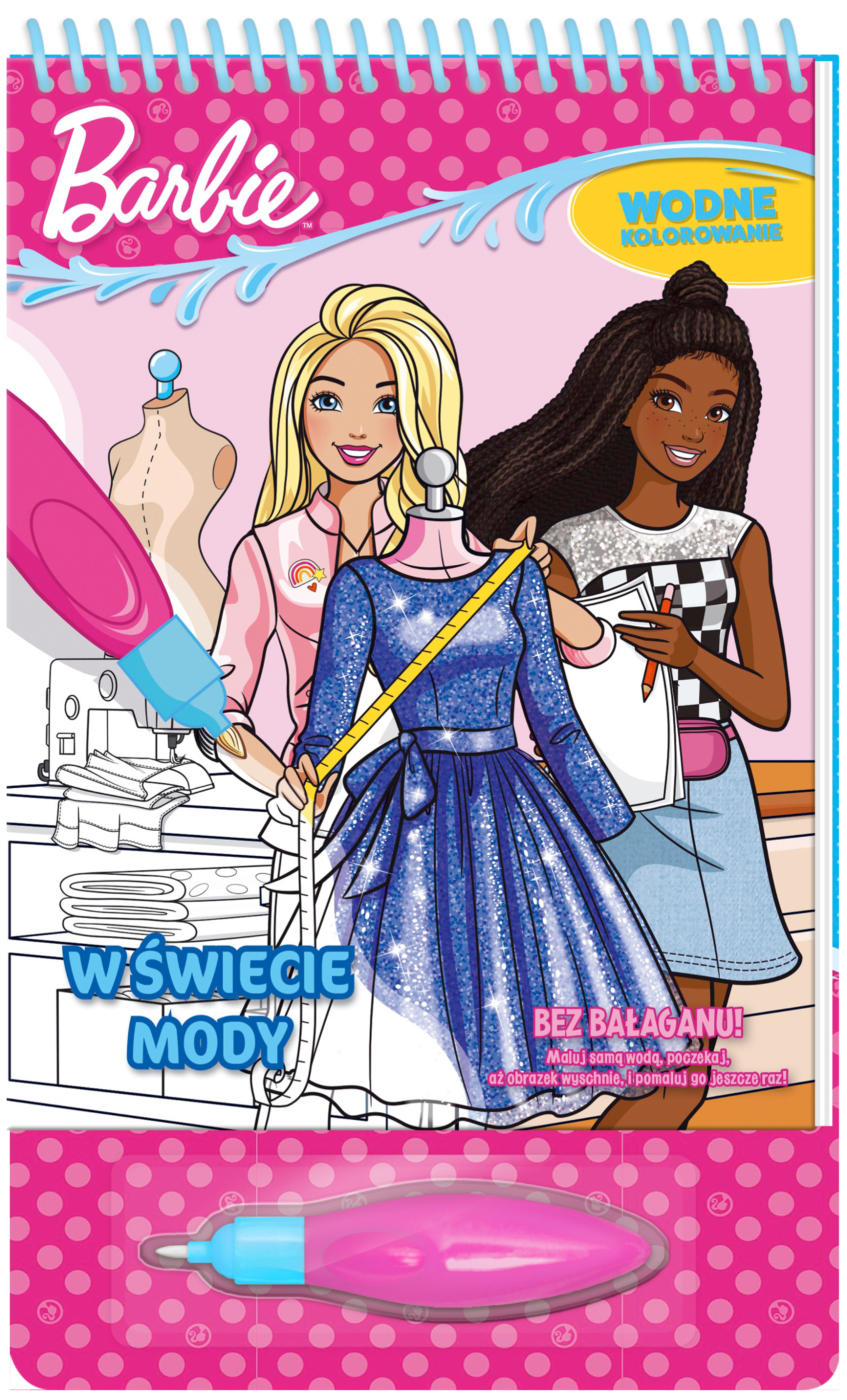 Image of W świecie mody. Barbie. Wodne kolorowanie