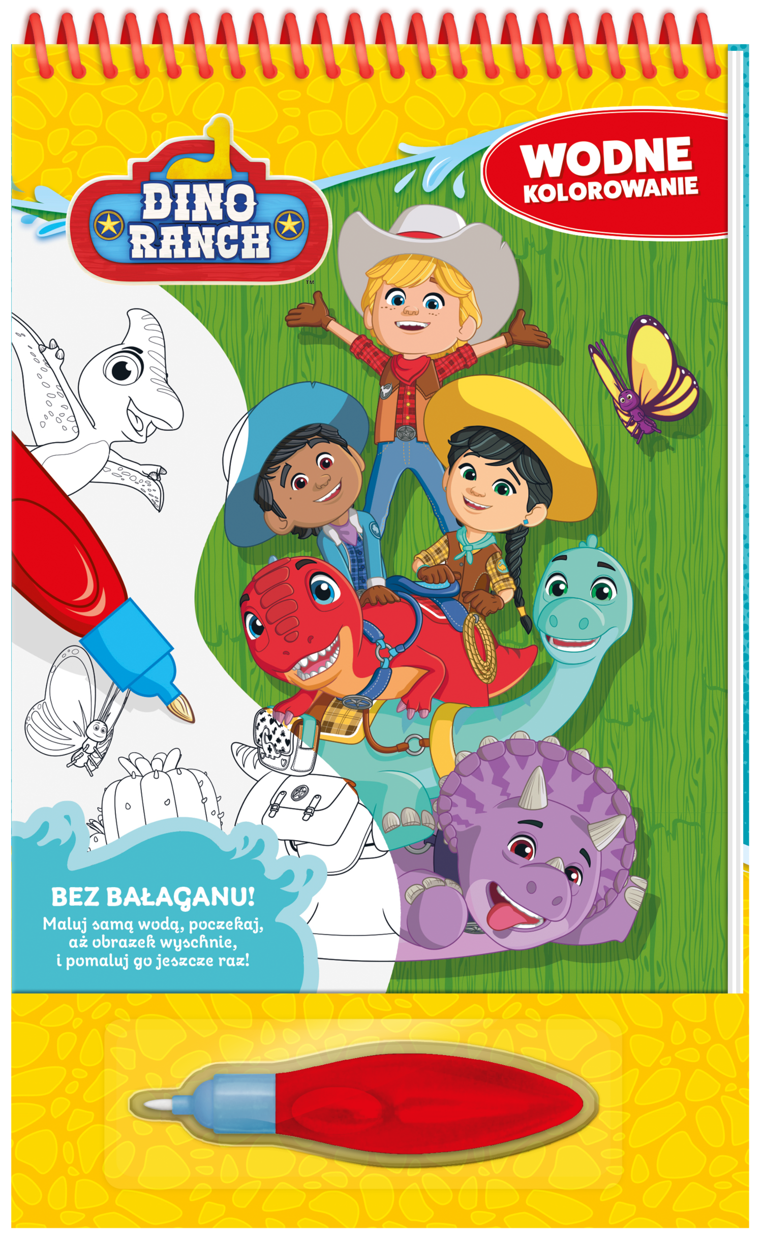 Image of Dino Ranch. Wodne kolorowanie