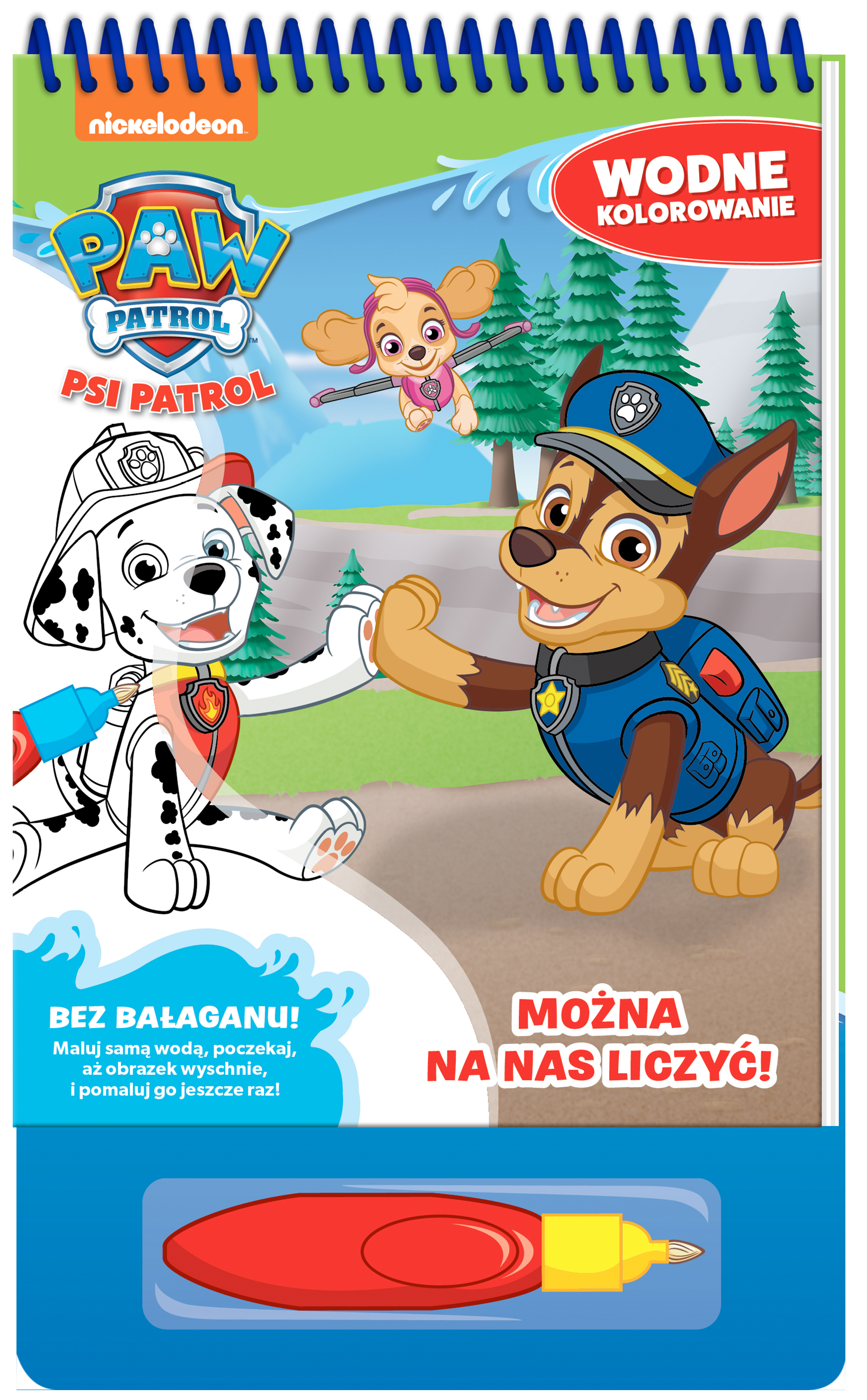 Image of Można na nas liczyć. Psi Patrol. Wodne kolorowanie