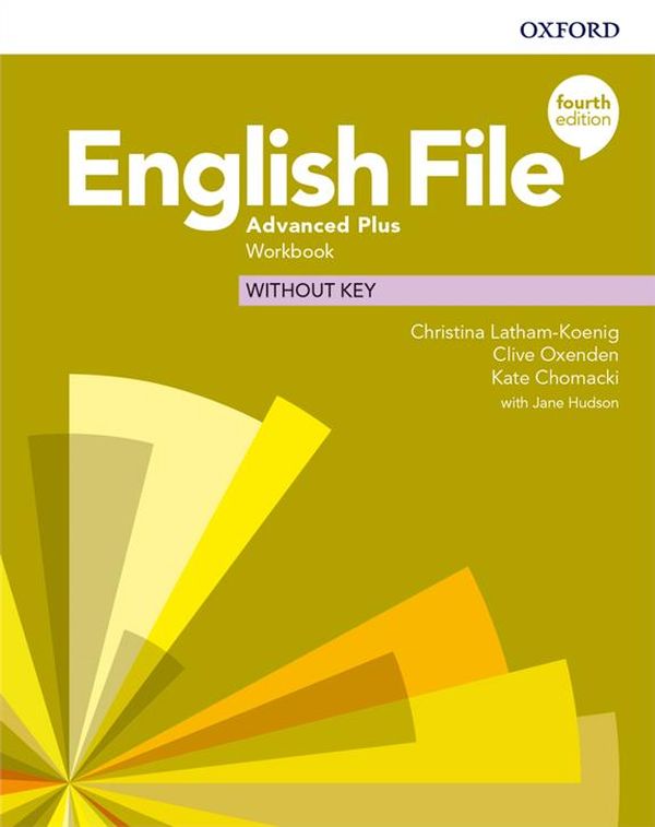 Image of English File 4th edition Advanced Plus Workbook without key