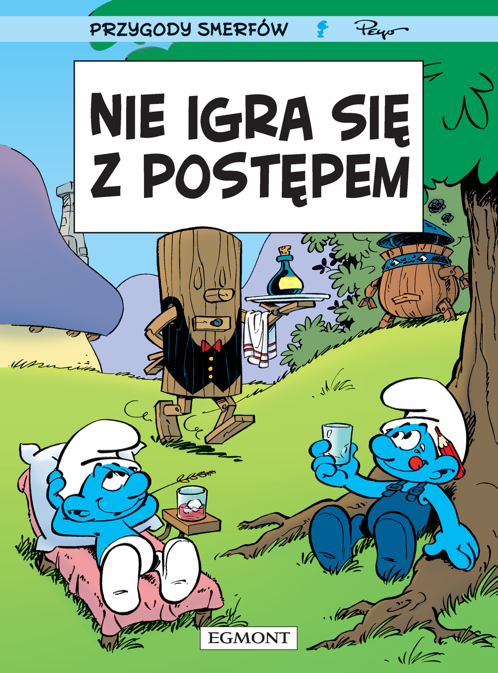 Image of Nie igra się z postępem. Smerfy Komiks