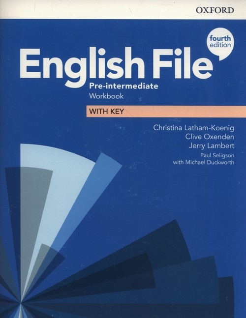 Image of English File Pre-Intermediate Workbook with Key