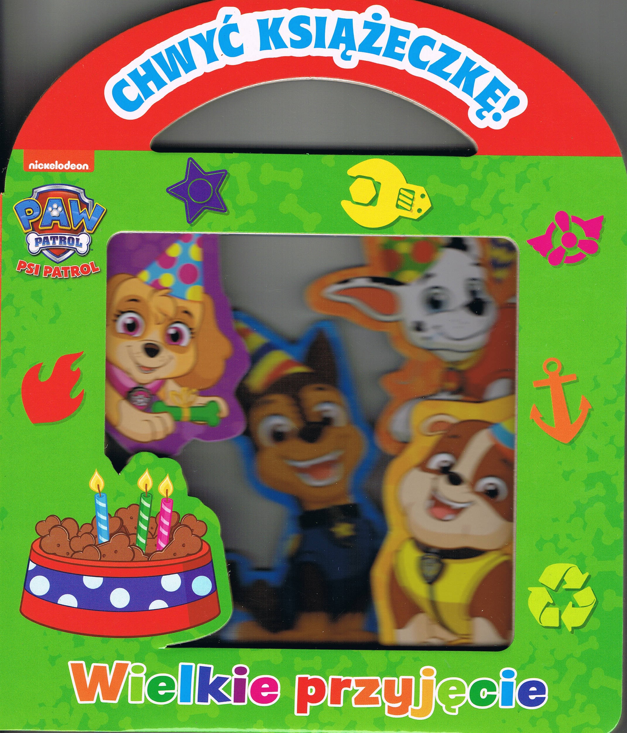 Image of Wielkie przyjęcie. Psi Patrol. Chwyć książeczkę