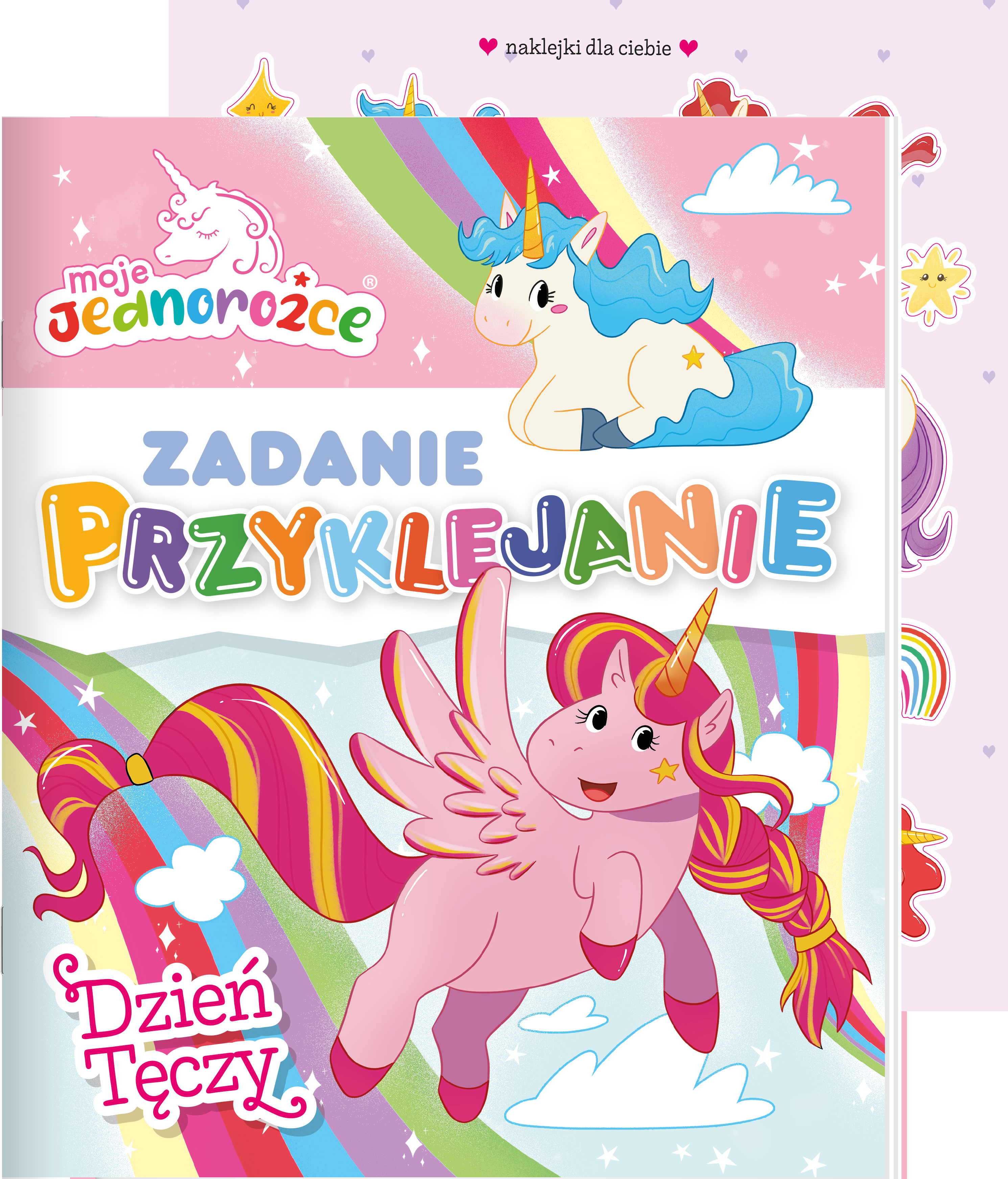 Image of Dzień tęczy. Moje Jednorożce. Zadanie Przyklejanie