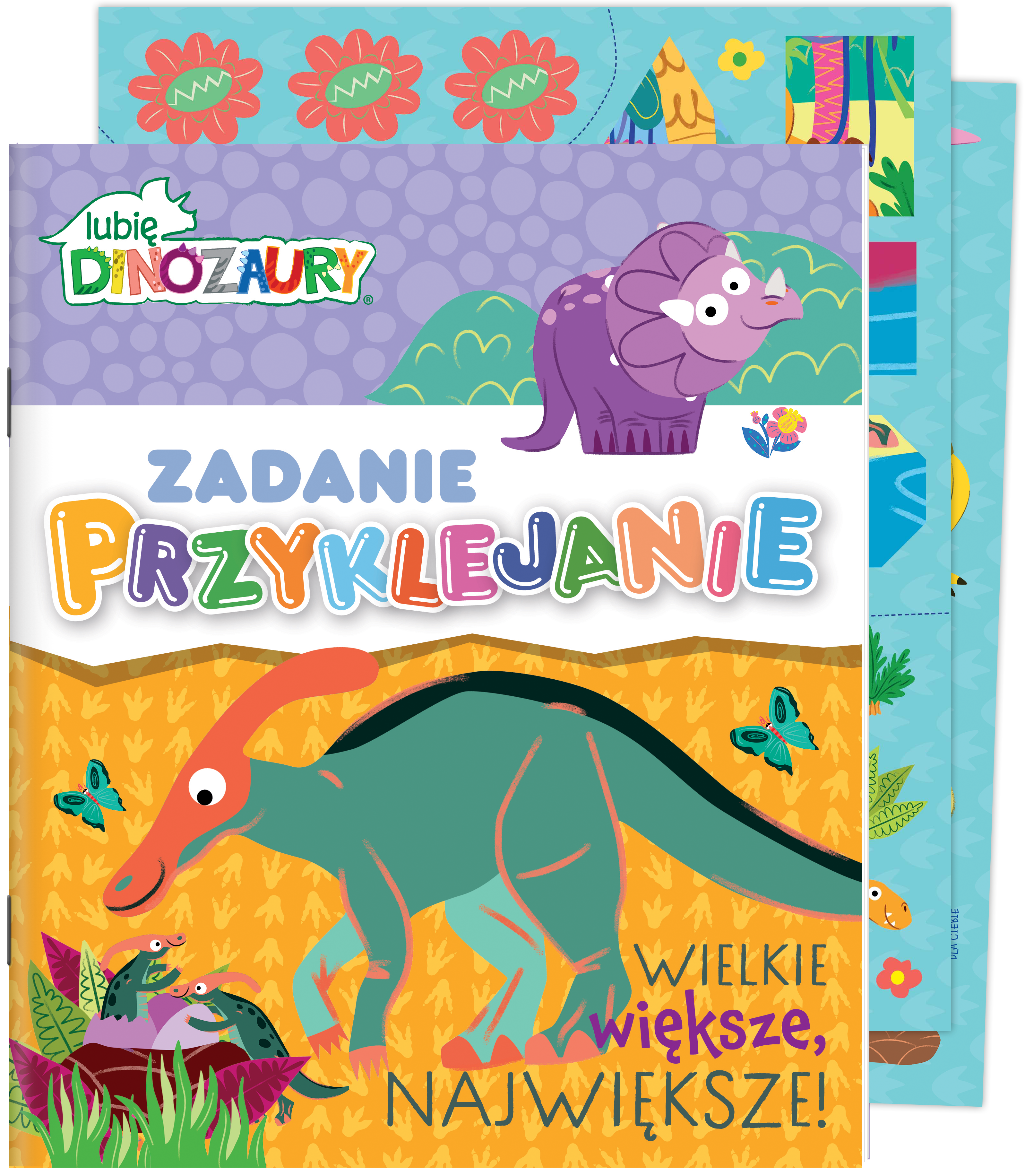 Image of Wielkie, większe, największe! Lubię Dinozaury. Zadanie Przyklejanie