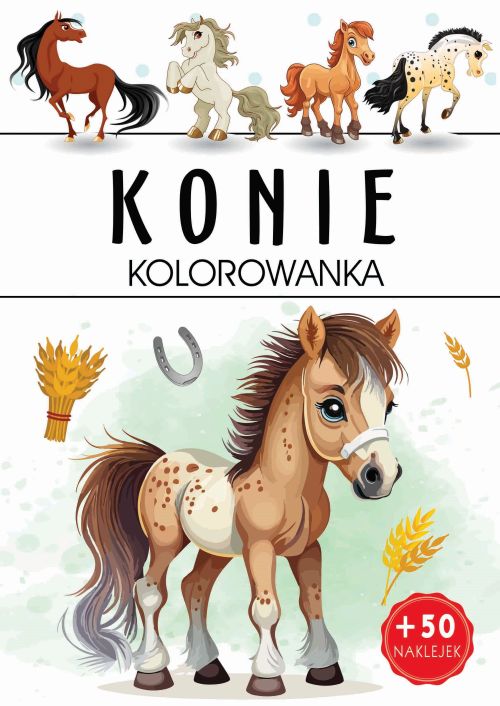 Image of Konie. Kolorowanka