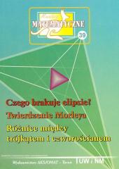 Image of Miniatury matematyczne 39 Czego brakuje elipsie?