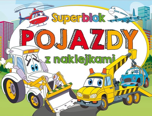 Image of Superblok z naklejkami Pojazdy