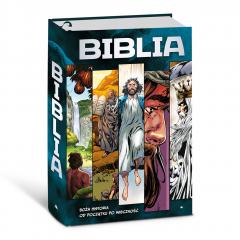 Image of Biblia w komiksie. Boża historia od początku po...