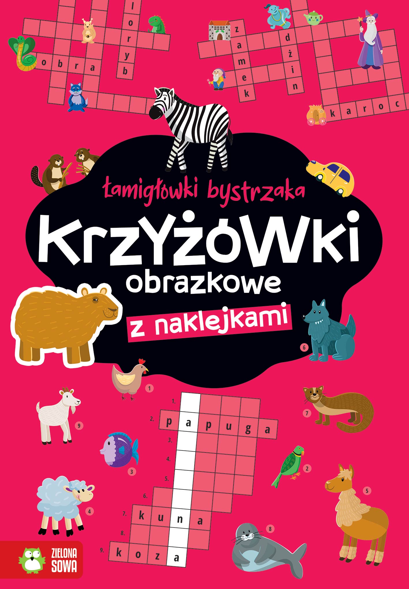 Image of Krzyżówki obrazkowe. Łamigłówki bystrzaka