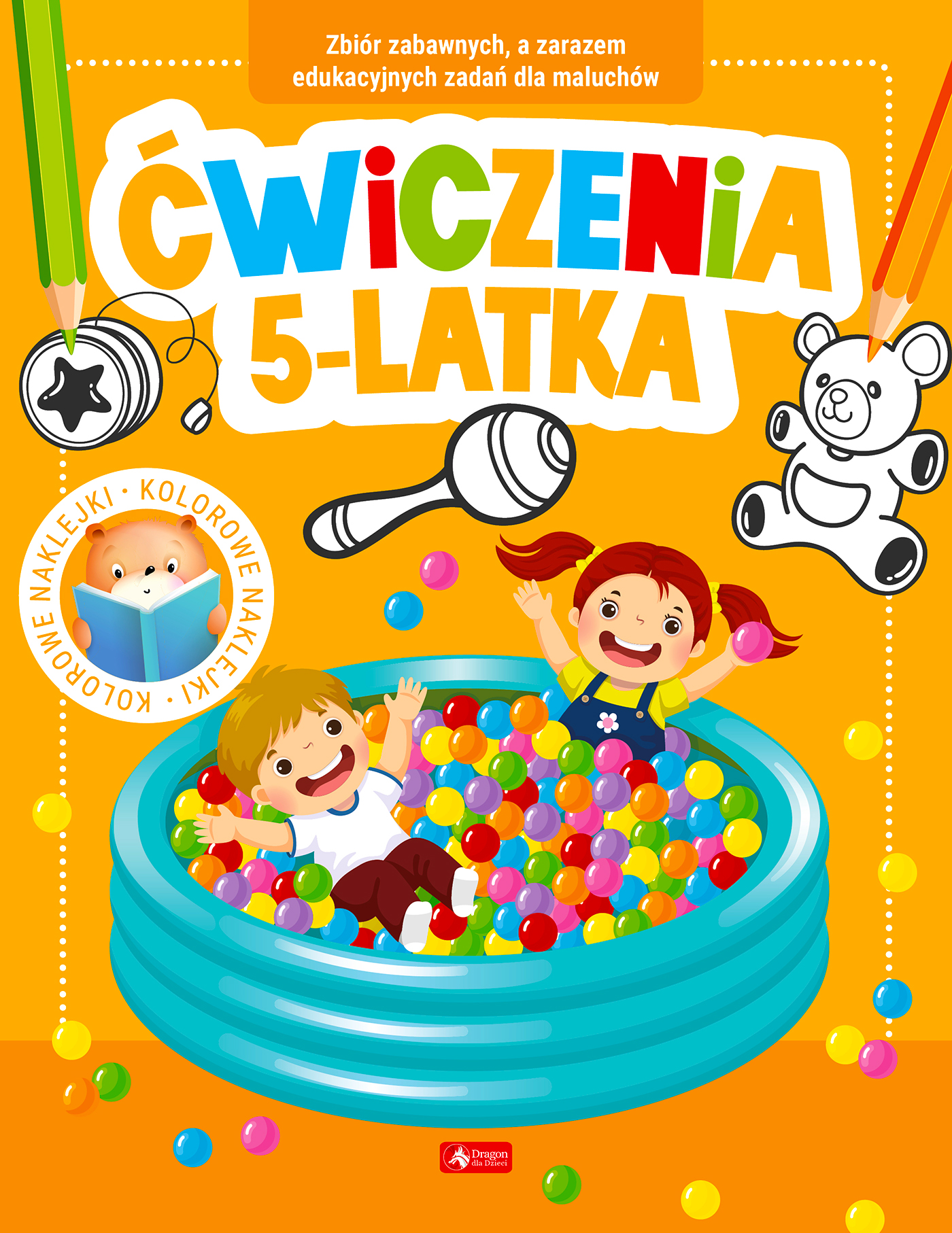 Image of Ćwiczenia 5-latka z naklejkami