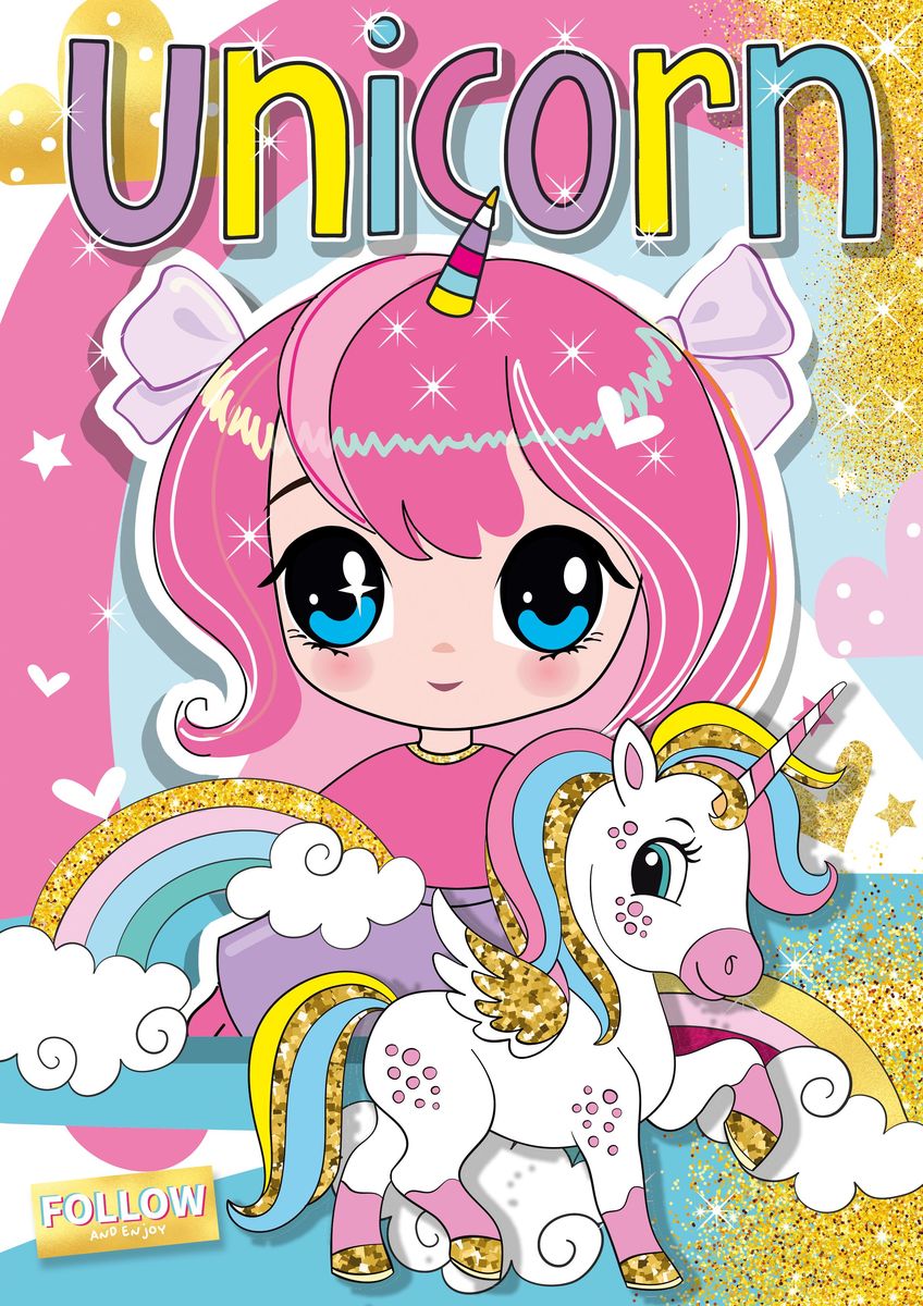 Image of Unicorn. Kolorowanka