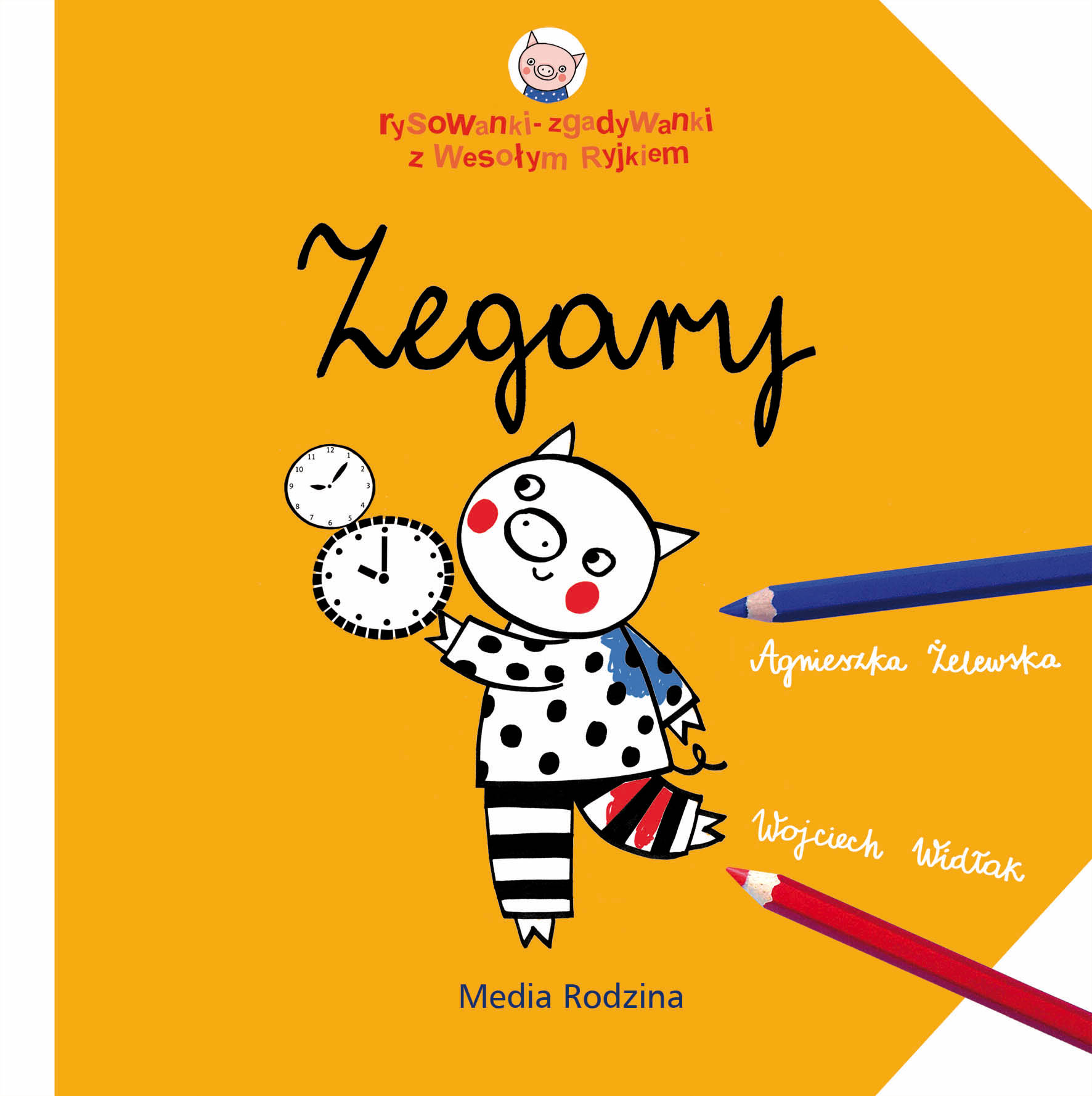 Image of Zegary. Rysowanki-zgadywanki z Wesołym Ryjkiem