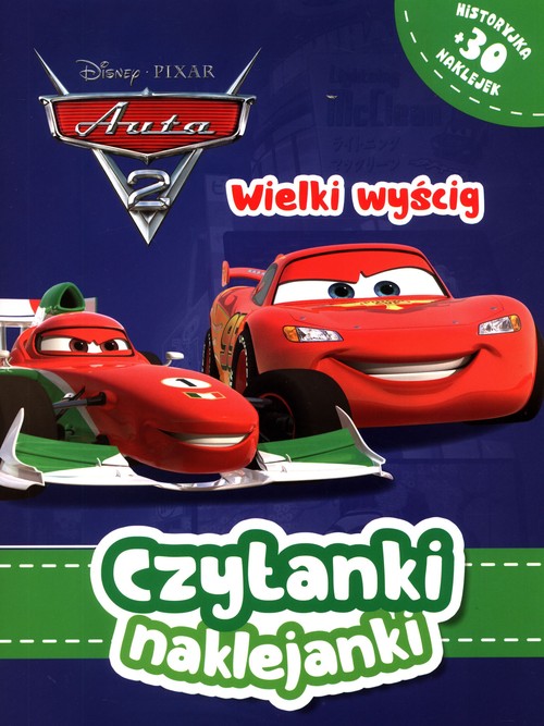 Image of Czytanki naklejanki Wielki wyścig Disney Pixar Auta