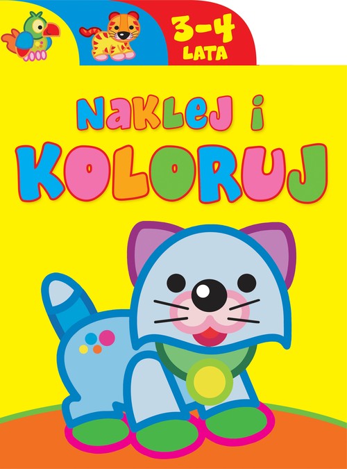 Image of Naklej i koloruj 3-4 lata
