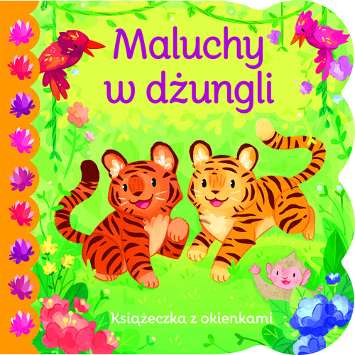 Image of Maluchy w dżungli. Książeczka z okienkami