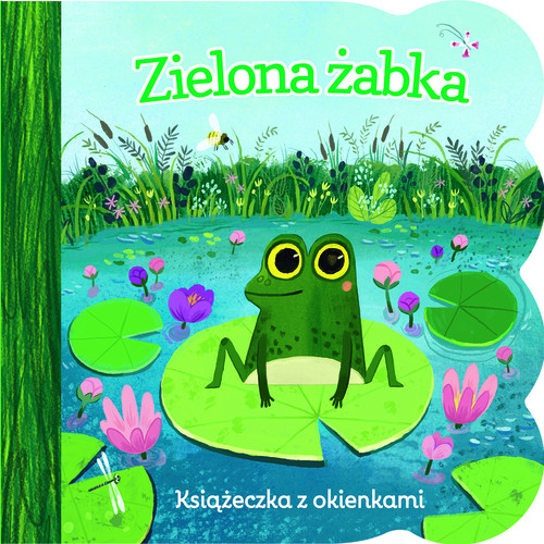 Image of Zielona żabka. Książeczka z okienkami