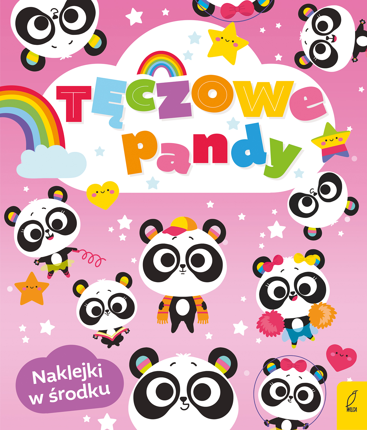 Image of Tęczowe pandy. Tęczowe zwierzaki