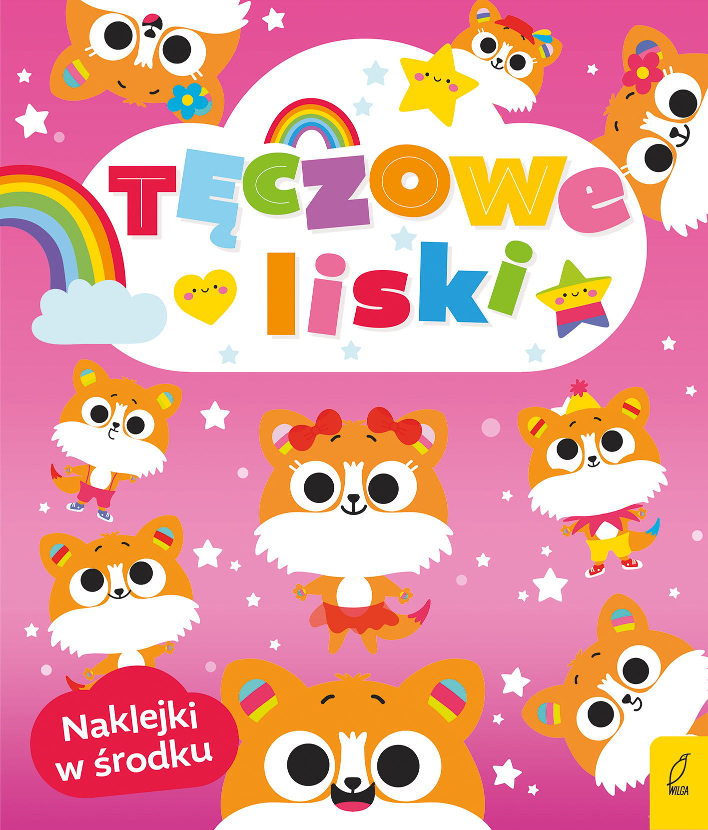 Image of Tęczowe liski. Tęczowe zwierzaki