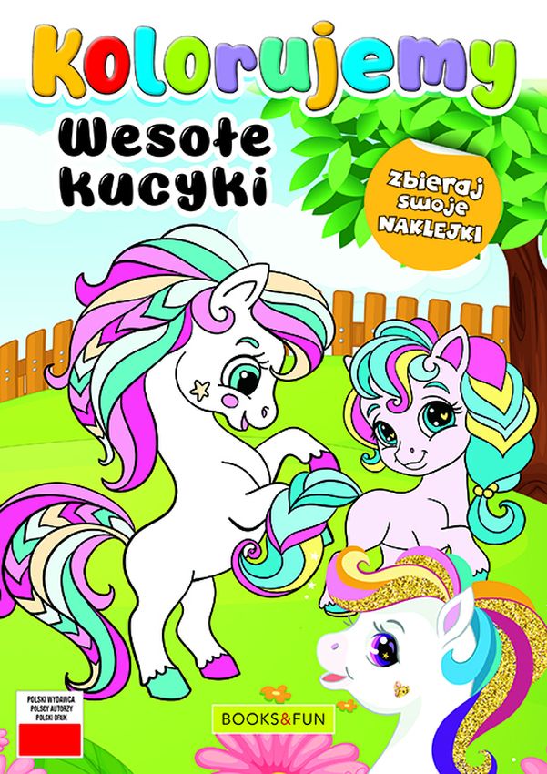 Image of Wesołe kucyki. Kolorujemy