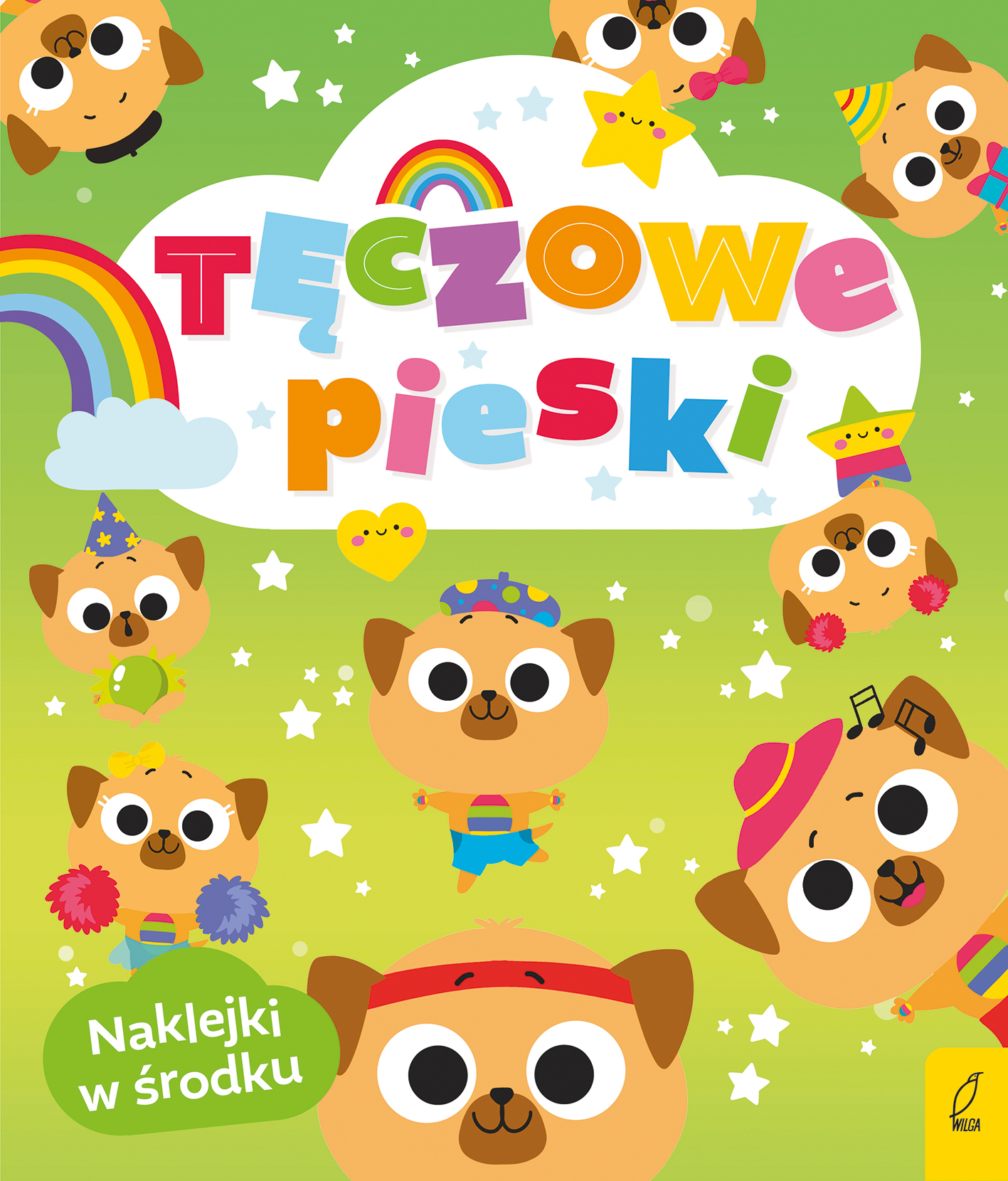 Image of Tęczowe pieski. Tęczowe zwierzaki