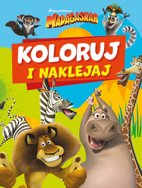 Image of Koloruj i naklejaj. Madagaskar