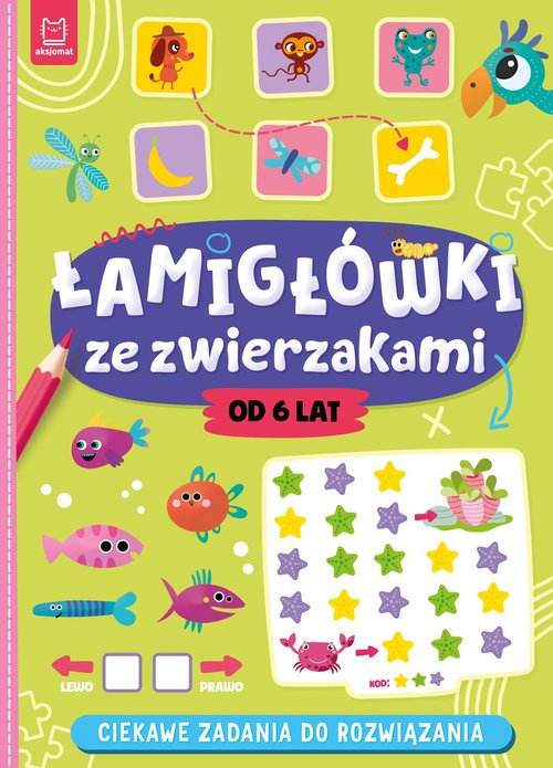 Image of Łamigłówki ze zwierzakami Ciekawe zadania do rozwiązania