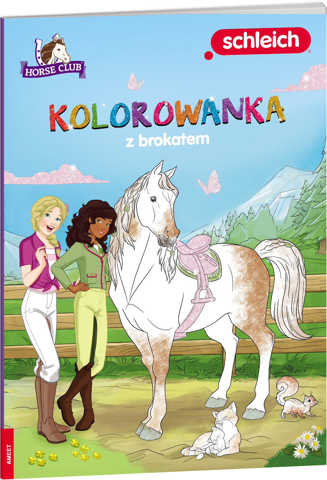 Image of Horse Club kolorowanka z brokatem GCA-8401